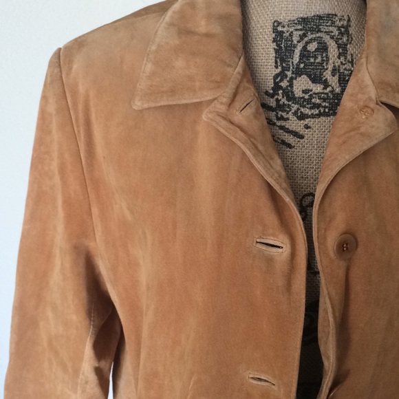 Anne Klein Leather Coat - Picture 2 of 3